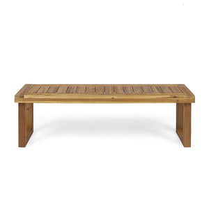 Outdoor Dining Set - Sandblast Natural Finish