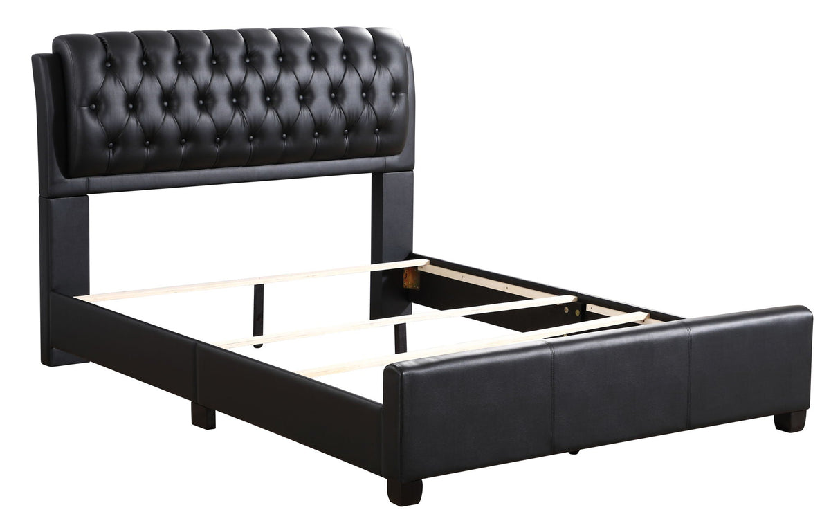 Tufted Upholstered Bed
