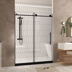 Frameless Shower Door With Handle