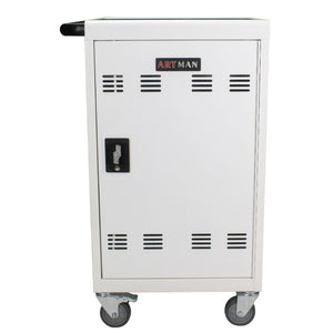 Mobile Charging Cart Station for Chromebook, Tablet and Laptop Computer with Power Strip Included