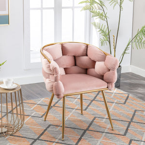 Luxury Modern Simple Leisure Single Sofa Chair Bedroom Lazy Person Household Dresser Stool Manicure Table Back Chair