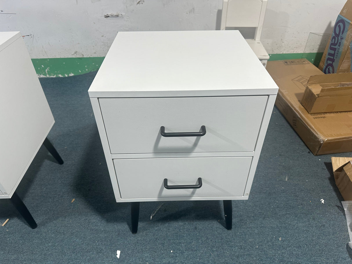 Modern 2-Drawer Nightstand