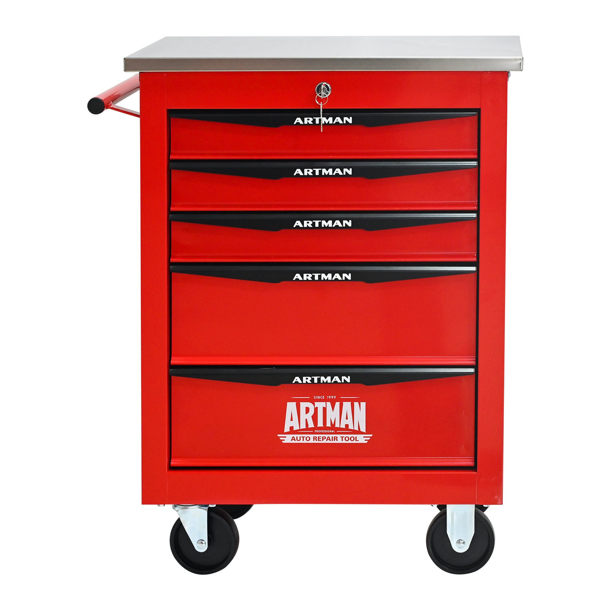 5 Drawers Multifunctional Tool Cart with Wheels
