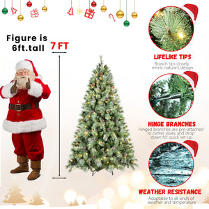 9FT Christmas Tree with 700 Warm Lights