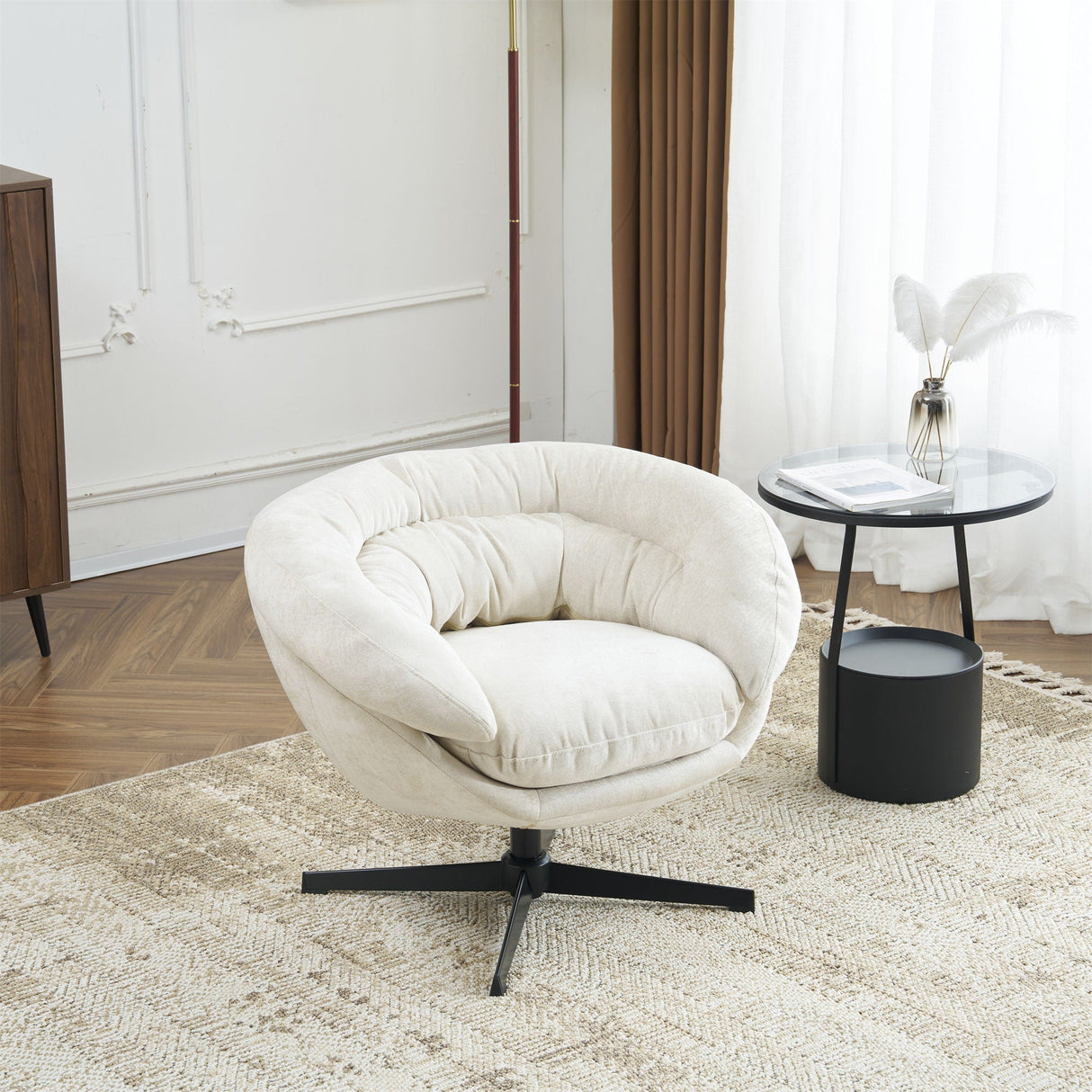 Modern Office Chair With 360 Degree Swivel