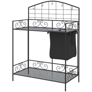 Outsunny Folding Potting Bench Table