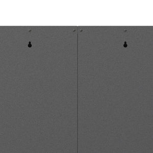 Metal Wall Mounted Tool Storage Cabinet With Locking Door, 1 Shelf & 1 Drawer