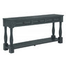 Long Console Table With Drawers And Shelf