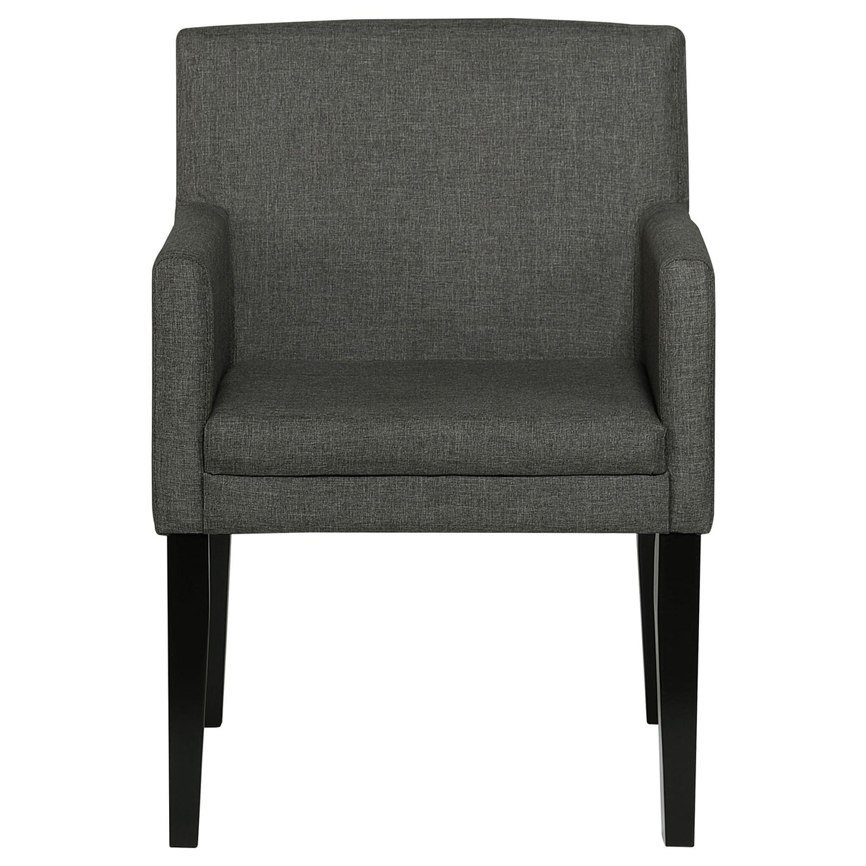 Yorkshire - Upholstered Dining Arm Chair With Cushioned Arms (Set of 2) - Gray