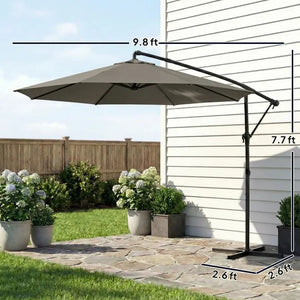 Modern Style Outdoor Hanging Cantilever Umbrella