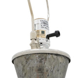 Hand-Finished Mercury Glass Table Lamp