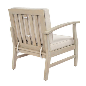 Perla 5-Pcs Sofa Set - Acacia Wood Patio Seating