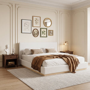 Elegant Upholstered Bed
