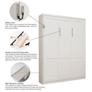 Folding Vertical Murphy Wall Bed