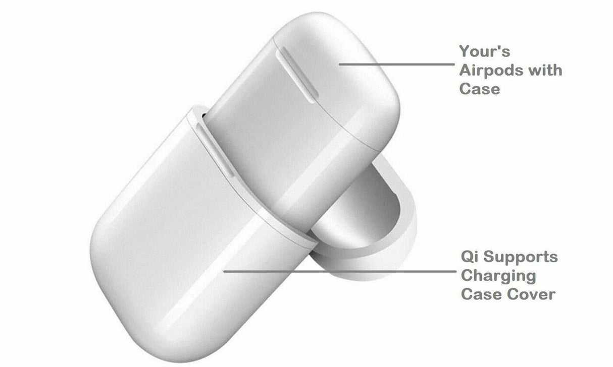 Qi Wireless Charging Case Cover for Apple® Airpods