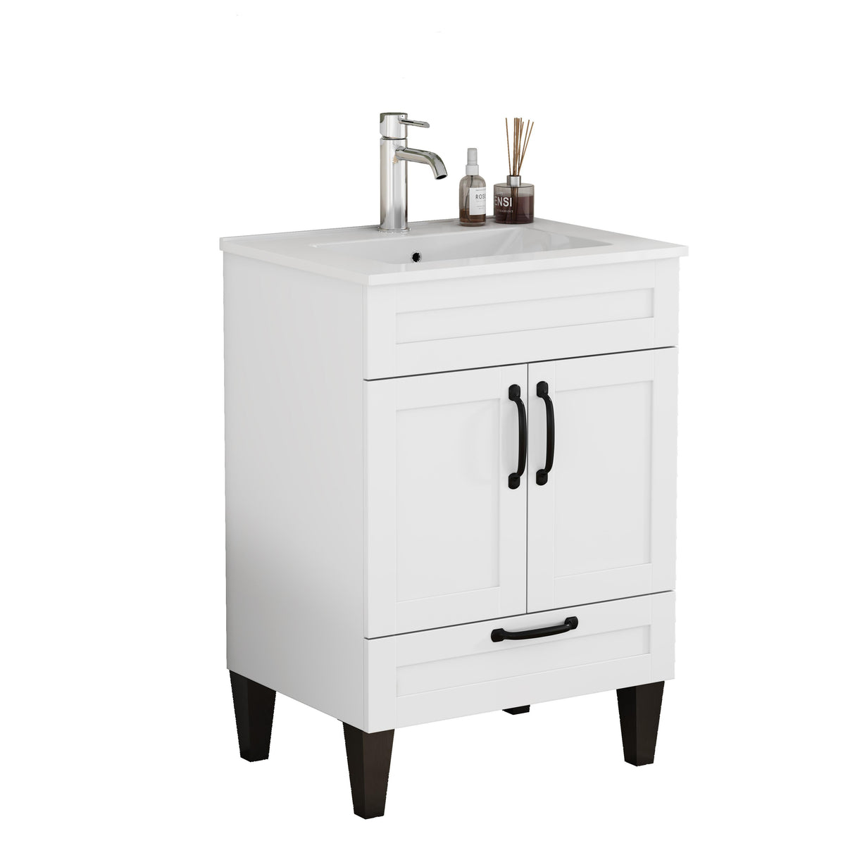 24-Inch Bathroom Vanity With Sink Combo