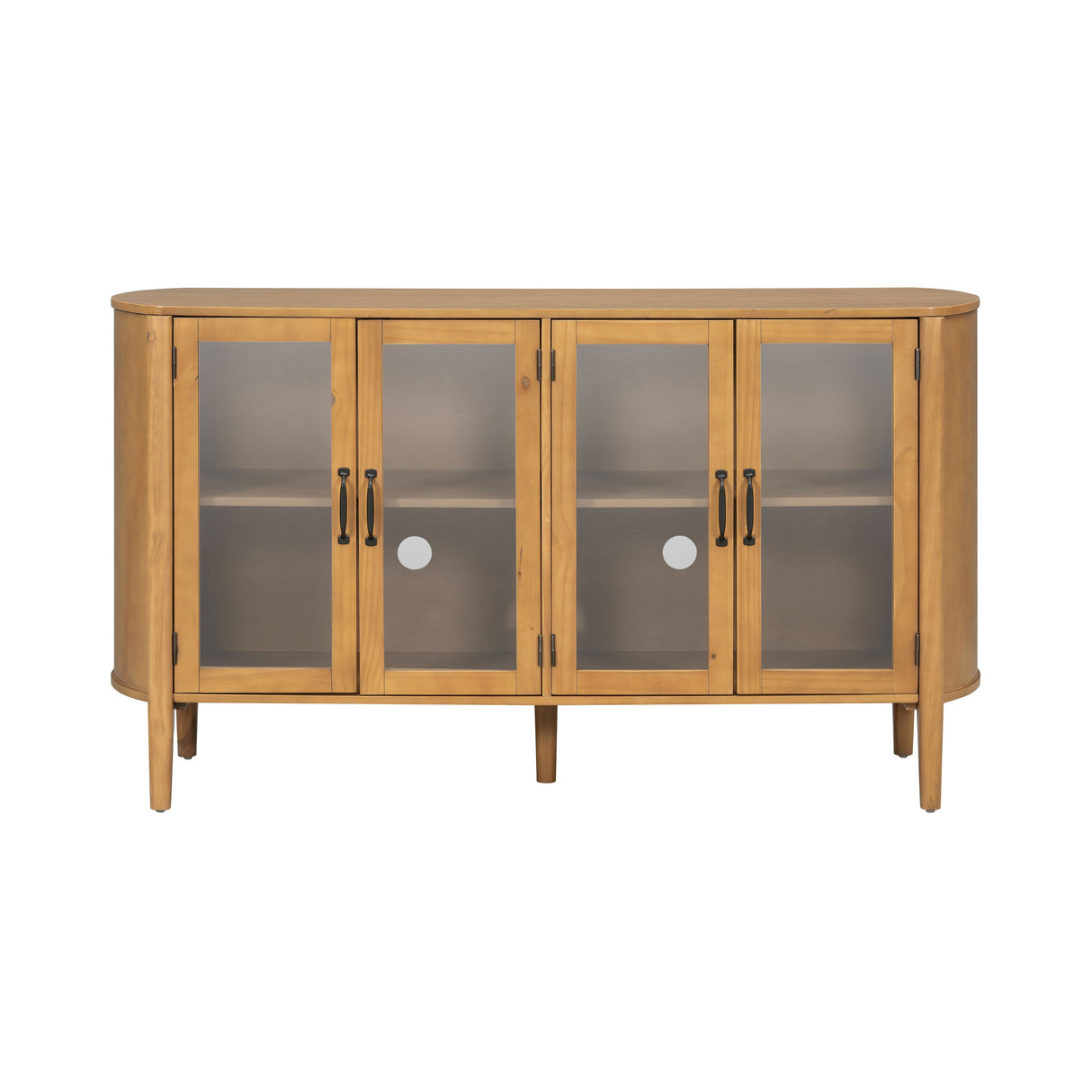 Stylish Large Storage Cabinet with 4 Doors
