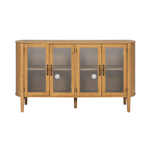 Stylish Large Storage Cabinet with 4 Doors