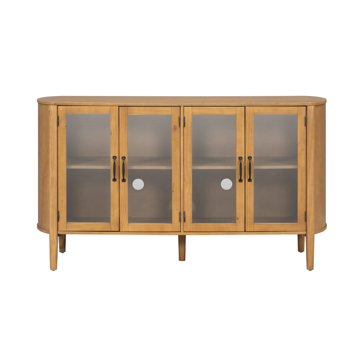 Stylish Large Storage Cabinet with 4 Doors