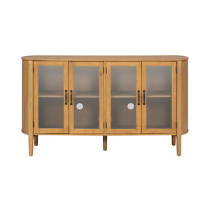 Stylish Large Storage Cabinet with 4 Doors
