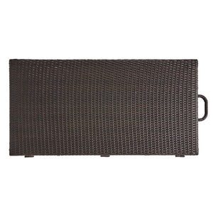 Blake - Wicker Cushion Box - Brown Multi