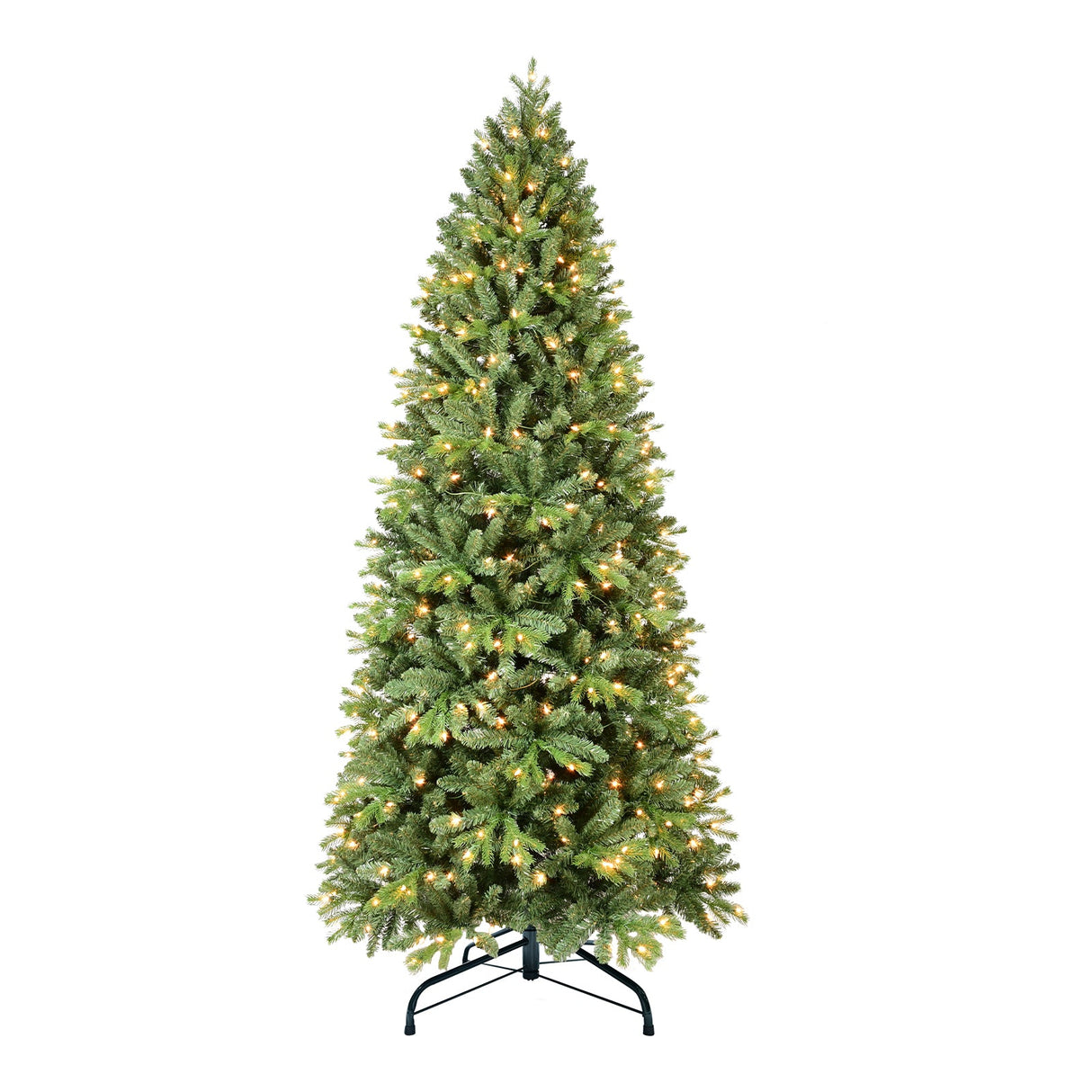 7.5FT Christmas Tree with 1599 Tips and 450 Warm Lights