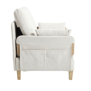 Mid Century Modern Foldable Sofa Bed, 3 In 1 Convertible Sleeper With 3 Pillows