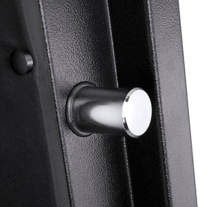 Tall Fireproof Protection Safe Vault with Solid Steel Construction - Black