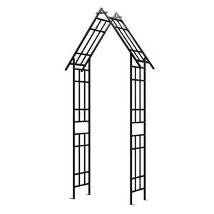 Metal Garden Arch with Adjustable Width