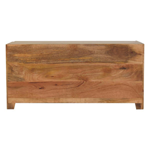 Shutter Shoe Bench, 3 Drawer - Oak