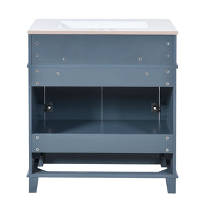 Bathroom Vanity With Sink, Storage Cabinet
