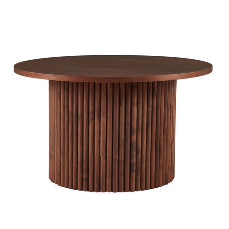 Fantasia Round Coffee Table with Column Design