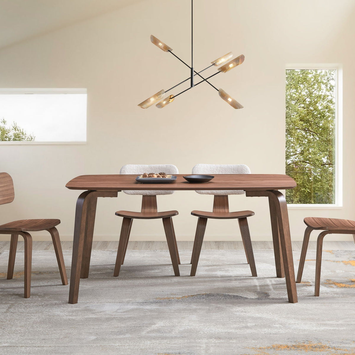 Casson - Dining Table - Walnut – Tuesday Morning
