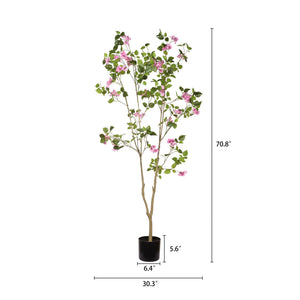 Artificial Bougainvillea Tree With Pot
