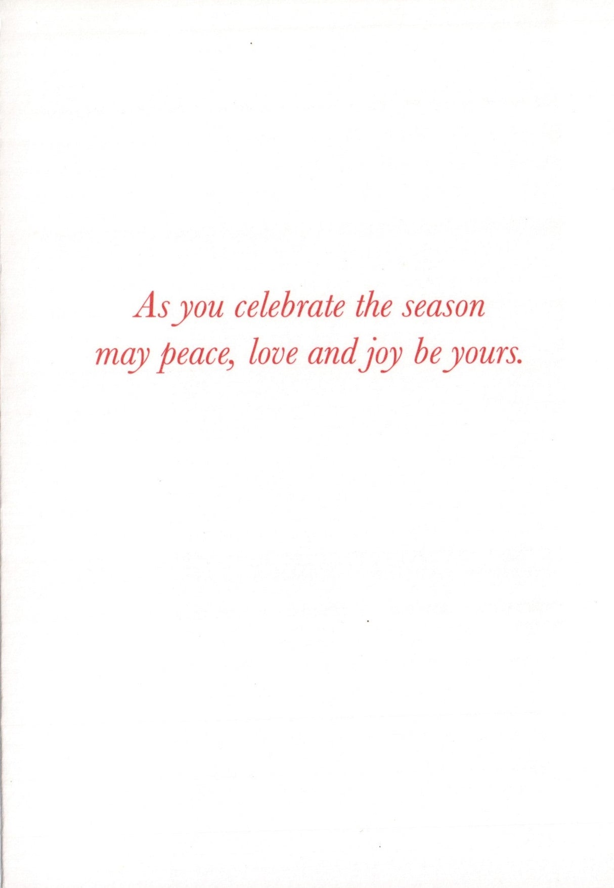 Seasons Greetings Christmas Card