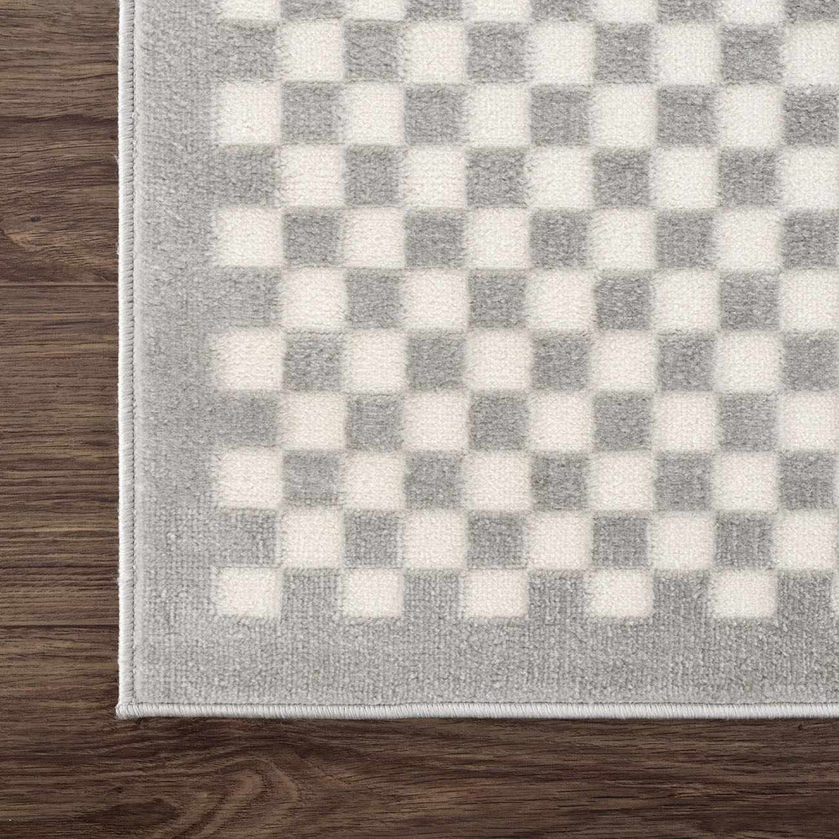 Gaiwan Cream Gray Washable Area Rug