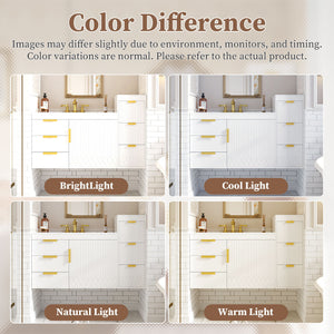 Wall Mounted Bathroom Cabinet With Side Cabinet Combo