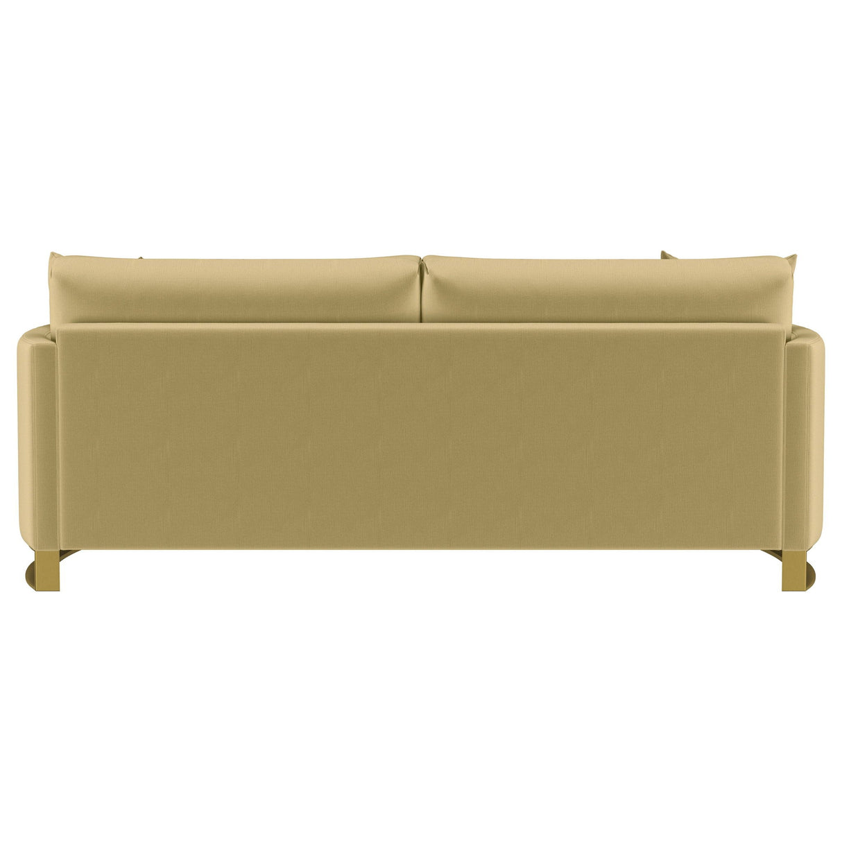 Corliss Upholstered Curved Track Arm Sofa Camel