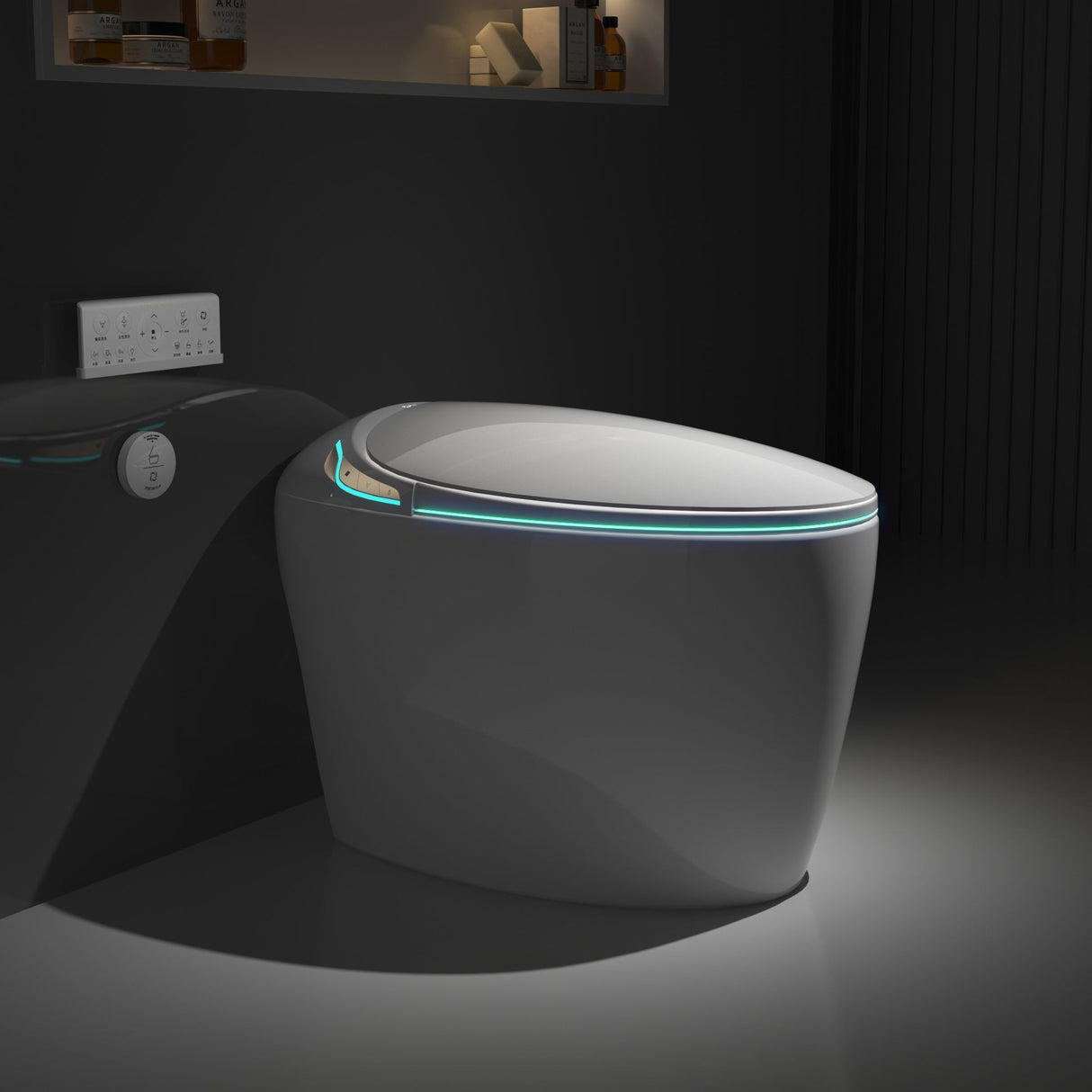 Unique Smart Toilet with Built-in Bidet