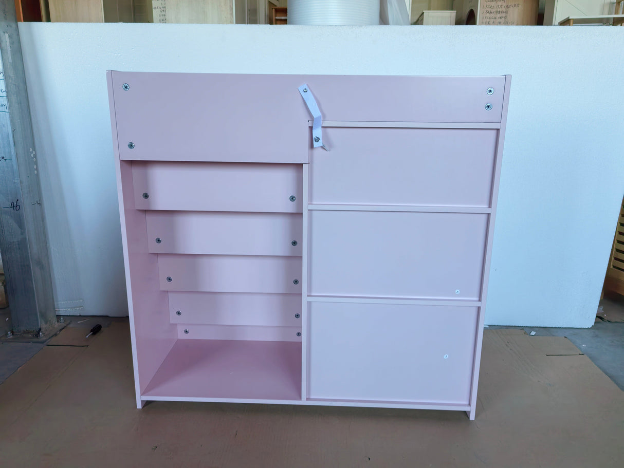 Kids Bookshelf and Toy Storage Organizer