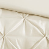 7 Piece Tufted Comforter Set Ivory Full