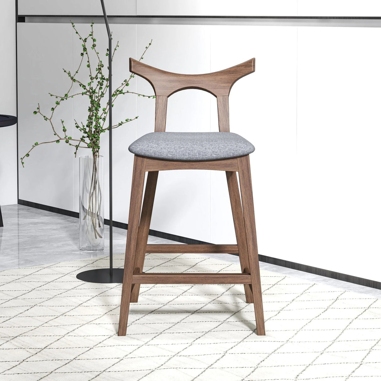 Hester - Upholstered, Square Bar Chair (Set of 2)