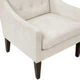 Contemporary Button Tufted Accent Chair
