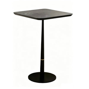 Modern Square Coffee Table And Computer Desk - Black / Gold