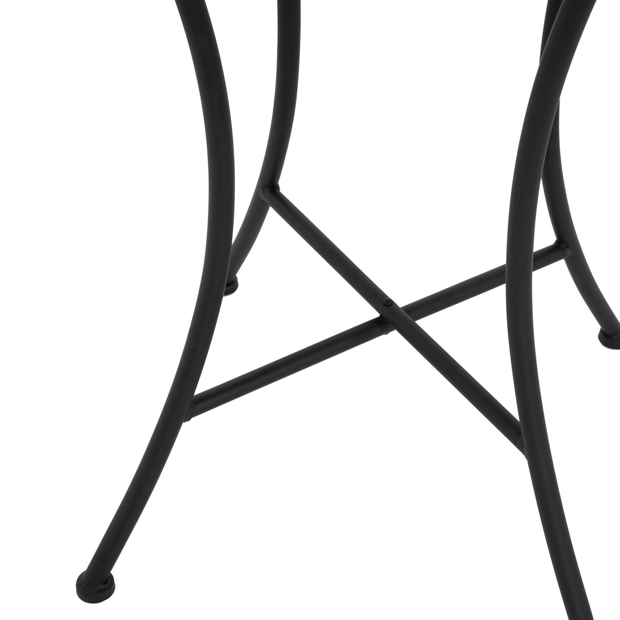Lambert - Outdoor Chat Set - Black / Red