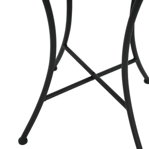 Lambert - Outdoor Chat Set - Black / Red