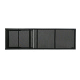 Westport Adjustable Outdoor Chaise Lounge Set of 2 Black Aluminum Frame