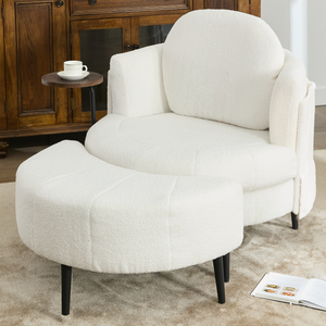 42.5' Single Sofa Chair in White