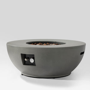 36" Propane Gas Fire Pit Table - Grey Steel