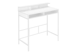 Computer Desk For Home Office, Standing, Storage Shelves, Laptop, Contemporary & Modern